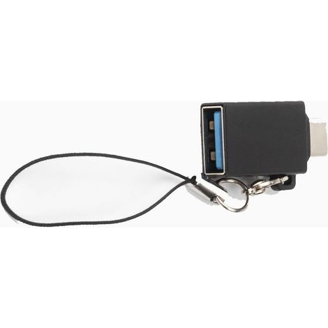 Microconnect USB3.1CAAF-LOOP cambiador de género para cable USB C USB A Negro