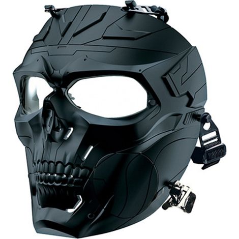 Skelettmaske aus dem Spiel CS, Maske für biochemische Maschinen, für Karneval, Halloween, Cosplay-Kostüme, Accessoire für Outdoor-Partys. (1/5)