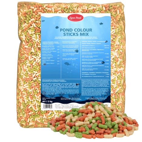 40 litres Lyra Pond® Pond Colour Sticks Mix en sachet MHD 8/2025