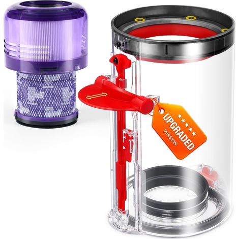 Poubelle Collecteur Réservoir pour Dyson V11 V15 SV14 SV17 Filtre Bac à Poussière Cuve Pièces Détachées Accessoires Conteneur Filtre Rechange pour Dyson SV22 SV15 SV28 Accessoires Dust Bin (1/5)
