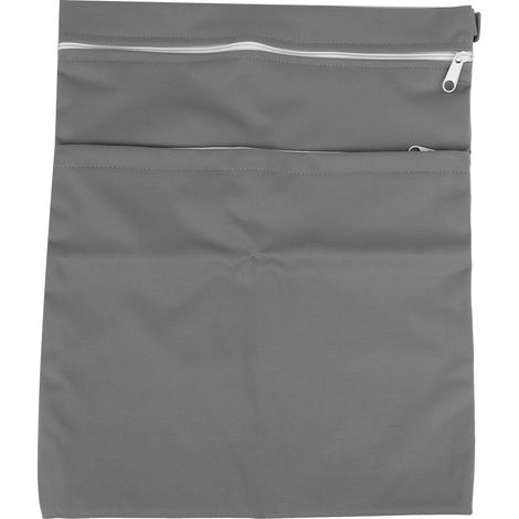 Sac à langer imperméable avec pochettes de rangement pour couches et rangement pour maman - Gris (1/5)