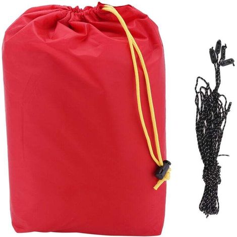 Voile d'ombrage rectangulaire en sable pour jardin et terrasse, 4,5 x 5 m (rouge) (1/4)