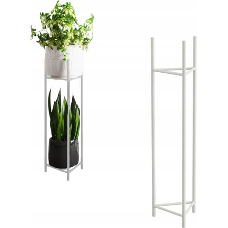 Soporte para macetas de metal blanco Loft Metz M MAX. Tamaño de la maceta: 26 cm. (1/5)