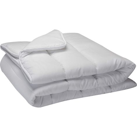 Piumone in fibra anti-acaro traspirante autunno/inverno 300 g/m² 110x140cm , Cuna , Bianco