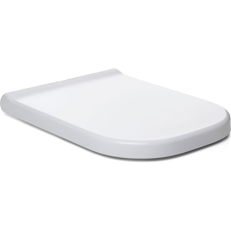 TATAY Tavoletta WC Universale Compatibile Modello The Gap Chiusura Rallentata Sgancio Rapido che Consente Pulizia Profonda Prodotta in Spagna Forma Quadrata - Modello Optima Square - Bianco (1/5)
