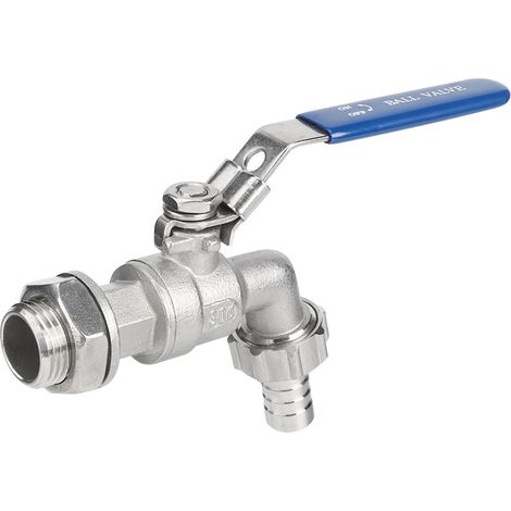 Robinet à Bille en Acier Inoxydable 1/2 Pouce, Raccord de Tuyau 13mm sans Soudure, Valve de Prise TNP (1/5)