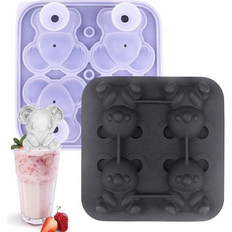 à Glaçons Moule Pour Koala 3D En Silicone (1/5)