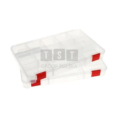 organizador de herramientas kistenberg ksqs3 transparente 355x230 mm