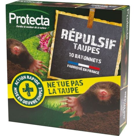 Maulwürfe 10 Abwehrstäbchen 80g - Protecta