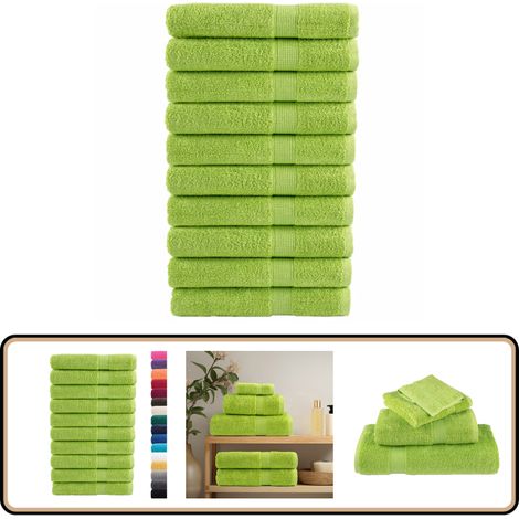 Serviettes de sauna de qualité supérieure SOLUND 10pcs 600 g/m² - Serviettes De Sauna - Serviettes De Bain - Serviettes En Coton - Serviettes Hygiéniques - Serviettes Absorbantes