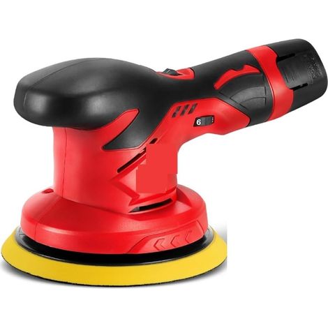 Polisseuse de Voiture sans Fil 12V 6 réglages de Vitesse électrique Double Action sans Fil Machine de Polissage de Voiture et Outils électriques de Cirage(WS-KA3-B2) (1/5)