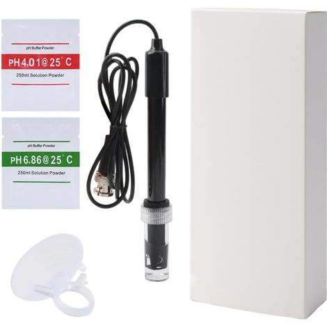 de pH lectrode de pH m tre capteur BNC plage 0 14 pour (1/4)