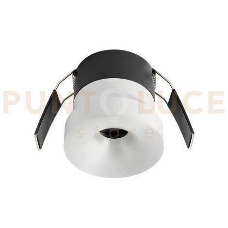 GFA1710 FARETTO DA INCASSO IN ALLUMINIO LED 3000K 824LM 12W D.6,2CM BIANCO OPACO