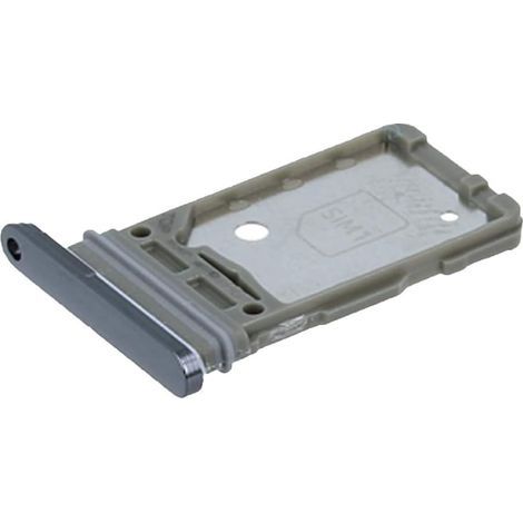 Tiroir Carte Sim de Rechange Compatible avec Samsung Galaxy S21 5G / S21-6.2 inch - 2021 - INCL. Joint en Caoutchouc et l'épingle SIM - Support Carte SIM (Gris) (1/3)
