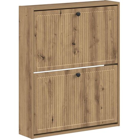 Wall-Mounted Shoe Cabinet EDE 71 x 17 x 86 cm Engineered Wood vidaXL (1/5)