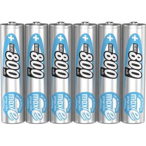 Ansmann maxE HR03 Pile rechargeable LR3 (AAA) NiMH 800 mAh 1.2 V 6 pc(s) (1/5)