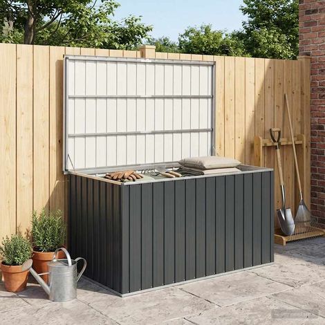 Boîte de rangement de jardin-Coffre de rangement-Stockage Rangement Anthracite 171x99x93 cm 986042 (1/5)