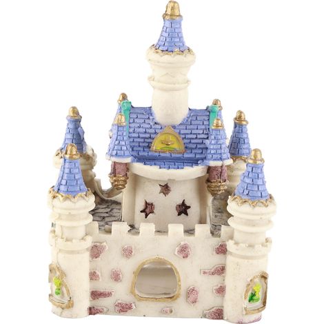 Décoration de château romain en résine pour aquarium, très réaliste. (1/5)