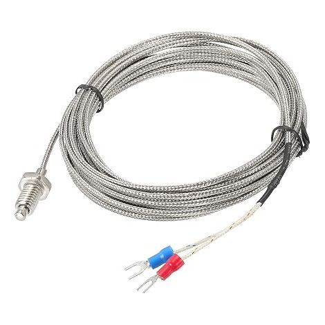 K Taper Temperature Sensor M8 Screw Temperature Probes Thermo-torque 16Ft 0 800°C 32 1472°F (1/5)