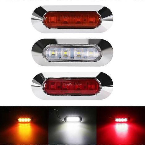 Stück Bootsbeleuchtung Treppendeck Heckspiegel LED-Heckleuchte 4 LEDs wasserdicht() (1/4)