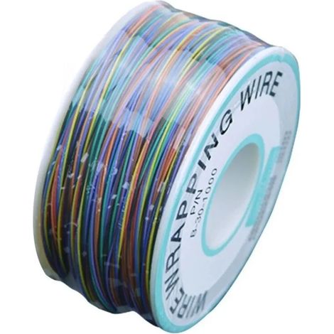 Fil conducteur, circuit imprimé couleur, fil volant, fil d'aviation, fil de connexion pour circuit imprimé (1/4)
