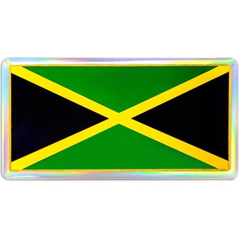 Sticker Bandiera Jamaica mm 88 X 40 3D (1/5)
