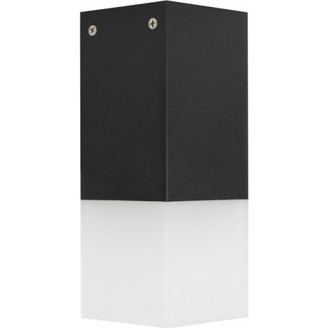 Plafoniera esterna 1 luce SU-MA Cube nera E27 IP44 (1/4)