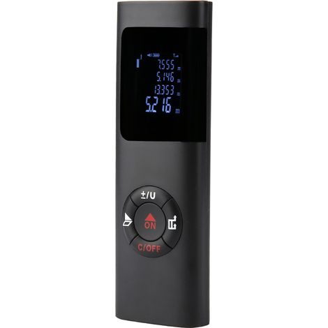 Télémètre laser portable JQ40, mini-mesureur de distance, de surface et de volume, portée 40 m (1/5)