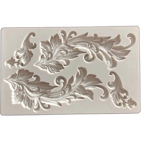 Moule en silicone à motif vintage en relief pour cupcakes et chocolats
