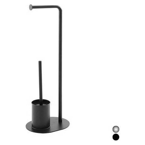 PIANTANA COLONNA PORTA SCOPINO BASE OVALE Misura: Cromo