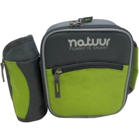 Nevera Camping  3Lt Flexible Verde/Gris Portatil Botellas (1/2)