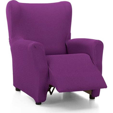 Housse de Fauteuil de Relaxation matelassée Ultra ajustée Housse de Fauteuil de Relaxation Extensible en Couleur Cardinal fabriquée en Espagne (1/4)