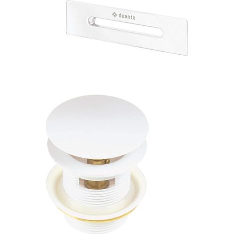 Juego de accesorios para bañera en blanco mate. DEANTE KYYA10B Blanco mate