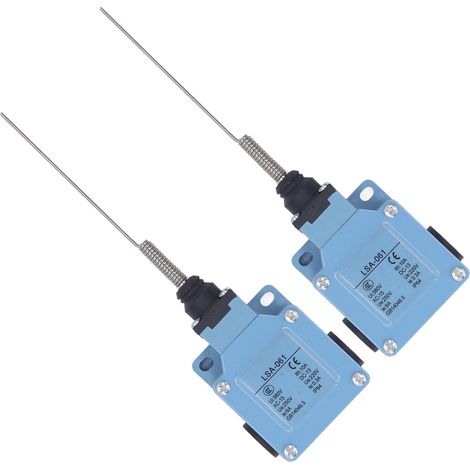 Interrupteur de fin de course 2 pièces, contact momentané, tige à ressort flexible, 220V 250V, pour CNC et imprimante 3D (1/5)