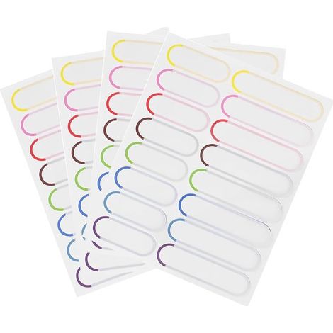 Planche d'étiquettes imperméables et autocollantes, étiquettes pour biberons, autocollants imperméables, pour enfants, pour bocaux hermétiques, école, cuisine (1/5)