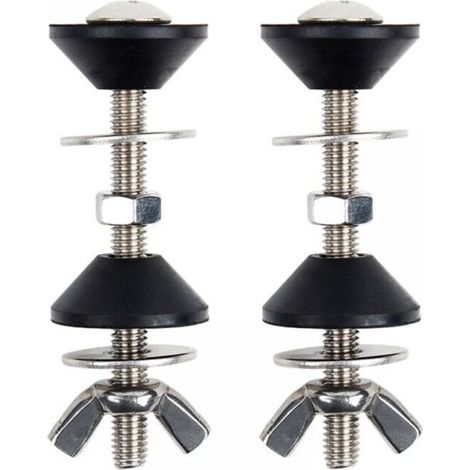 Vis de fixation pour réservoir de WC – Acier inoxydable 304 – Lot de 2 pièces pour installation stable et durable