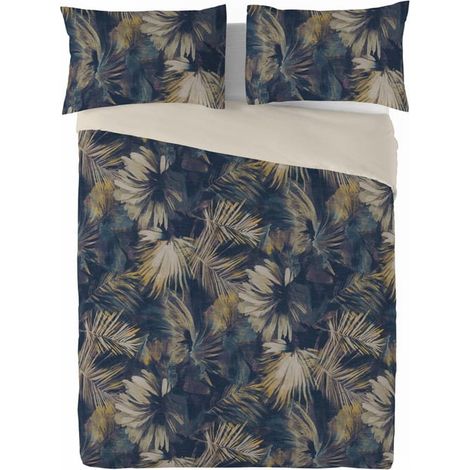 Leinenbettwäsche LEINEN-Druck (220x200+30-1,70x80+20-2) (1/5)
