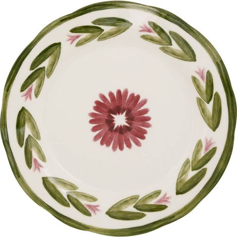 6er-Set runde Mona-Dessertteller, Durchmesser 19 cm, grün - Atmosphera créateur d'intérieur (1/3)