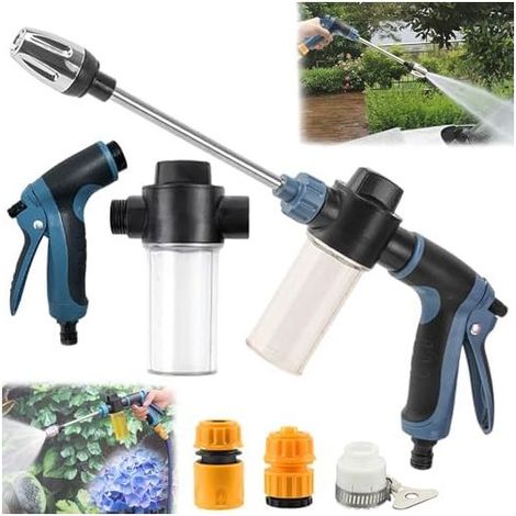 Hochdruck-Jet-Pistole, Schlauchdüse, Hochdruckreiniger, Wassersprüher für Autowäsche und Gartenbewässerung M2 - (1/5)