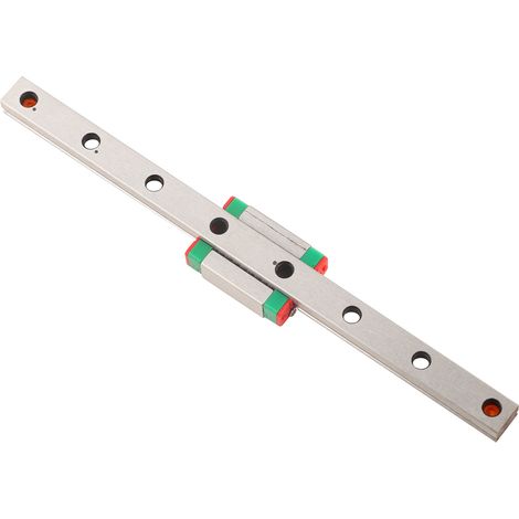 1 bloc coulissant miniature LML9B pour rail de guidage linéaire de 9 mm de largeur (150 mm) (1/5)