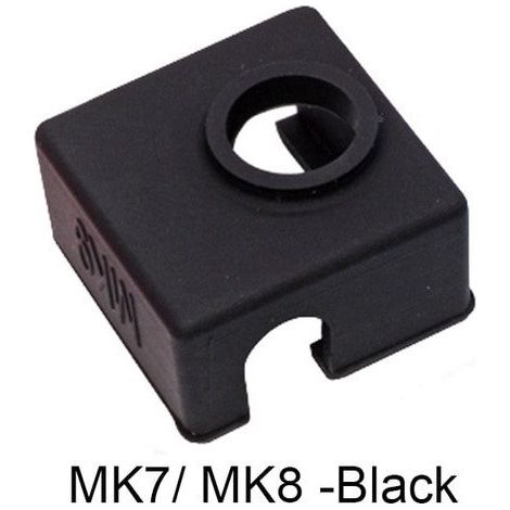 Heating Block Silicone Socks Heating Block Silicone Socks for MK7 / MK8 Heating Block / Black (1/3)