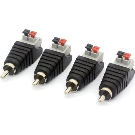 Connettore di alimentazione per telecamera CCTV - Per altoparlante audio e video - Connettore RCA maschio a connettore AV 2 (1/5)