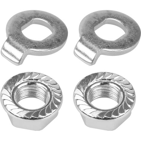 4 Pièces Boulon,Écrou,Rondelle Acier Allié,Moteur Roue Avant,Trottinette Électrique Xiaomi M365