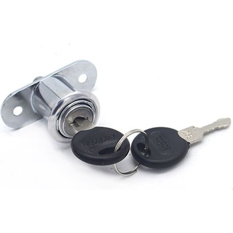 Verrouillage de meuble, fonctionnement par bouton-poussoir, pour portes coulissantes et meubles, pour installation domestique et usage quotidien.-AquaForge (1/3)