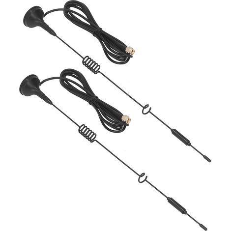 Konvolut von 2 omnidirektionalen LTE-Kupferantennen, 12 dBi, hohe Verstärkung, 4G-Router-Antenne, magnetisch, magnetische Montage (1/5)