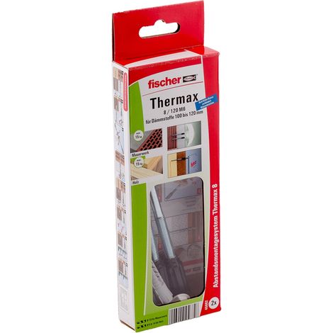 Fischer  2x  sistema  de  montaje  Thermax  8/120  M6  B  -  45682