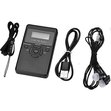 Radio numérique portable mini DAB HRD-101, radio DAB+FM, récepteur FM (1/5)