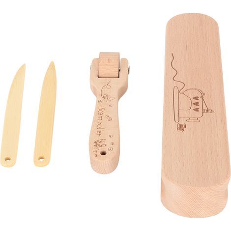 Planche à repasser pour couture, presse-seam en bois poli pour points précis et finitions professionnelles en broderie. (1/5)