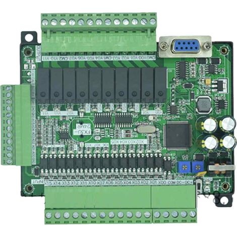 1 placa de control PLC FX3U-24MR, de alta velocidad, controlador lógico programable analógico, compatible con STM32, para uso industrial.
