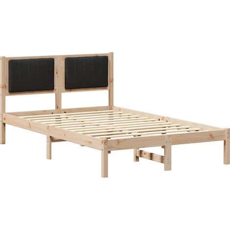 Maison Exclusive - Estructura de Cama con Cabecera Tapizada Negro